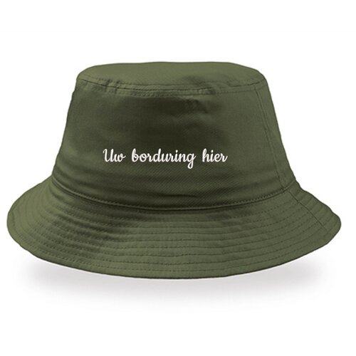Gepersonaliseerd Geborduurd Vissershoedje – Unieke Bucket Hat