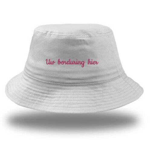Gepersonaliseerd Geborduurd Vissershoedje – Unieke Bucket Hat