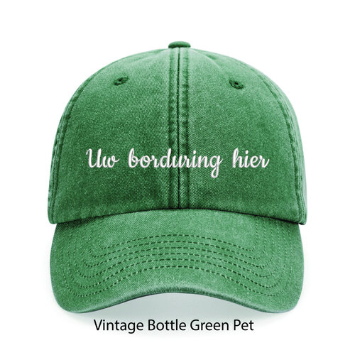 Gepersonaliseerde Vintage Pet – Uniek & Geborduurd | Jouw Ontwerp Gepersonaliseerde Vintage Pet – Uniek & Geborduurd | Jouw Ontwerp