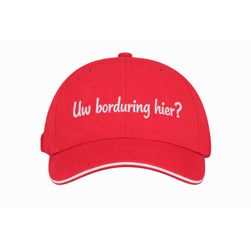 Kinder Baseballpet met Contrastbies – Gepersonaliseerde Borduring