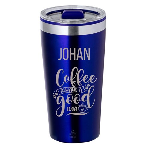 RVS Drinkfles 600 ml Graveren – Gepersonaliseerde Thermosfles