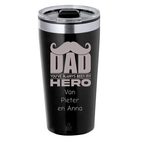 RVS Drinkfles 600 ml Graveren – Gepersonaliseerde Thermosfles