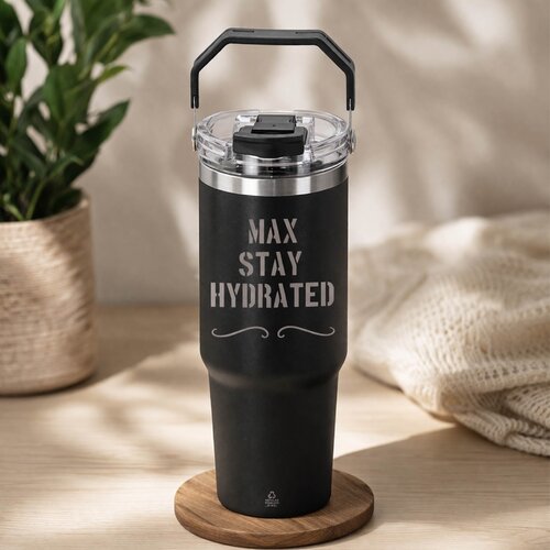 Maak jouw thermosbeker uniek met naam – het perfecte persoonlijke cadeau voor elke dag.