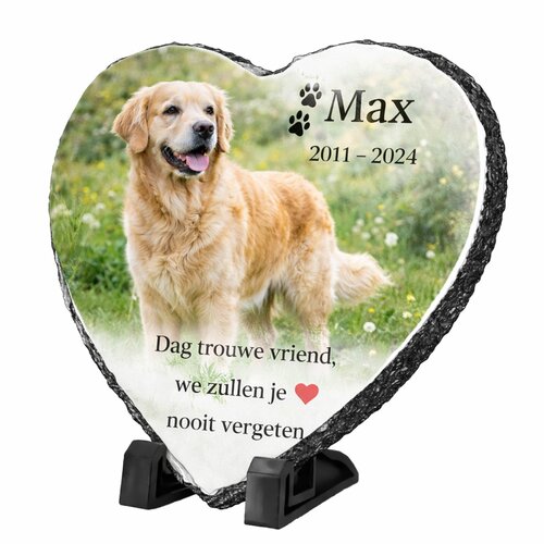 Een blijvende herinnering op natuursteen, persoonlijk gemaakt met jouw foto