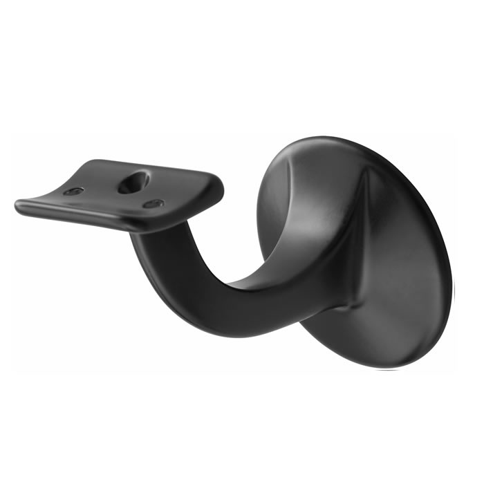 Trapleuninghouder 3501-70 65 Hol M8 - Zwart