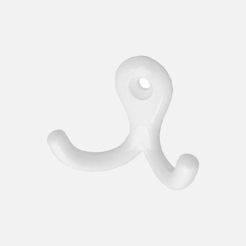 Dubbele haak 0560-79 - Wit