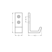 Jashaak enkel 0115-01 Naturel