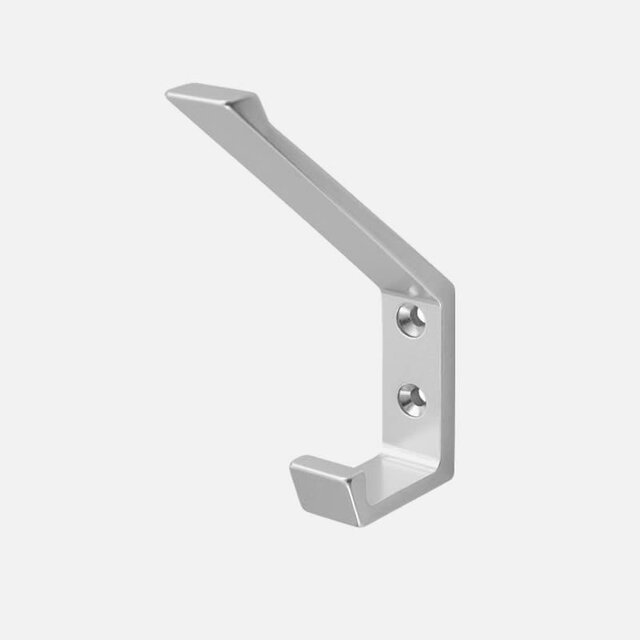 Hoed- en jashaak enkel 0138-01 Zilver