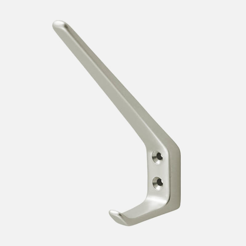 Hoed- en jashaak enkel 0030-02 Nieuw Zilver
