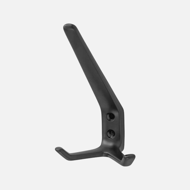 Hoed- en jashaak 0032-70 dubbel zwart