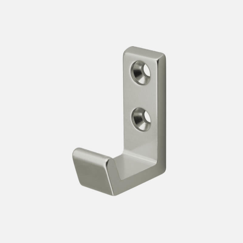 Handdoekhaak 0555-02 Nieuw Zilver