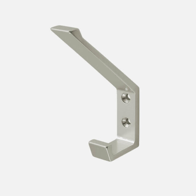 Hoed- en jashaak enkel 0138-02 Nieuw Zilver Hoed- en jashaak enkel 0138-02 Nieuw Zilver