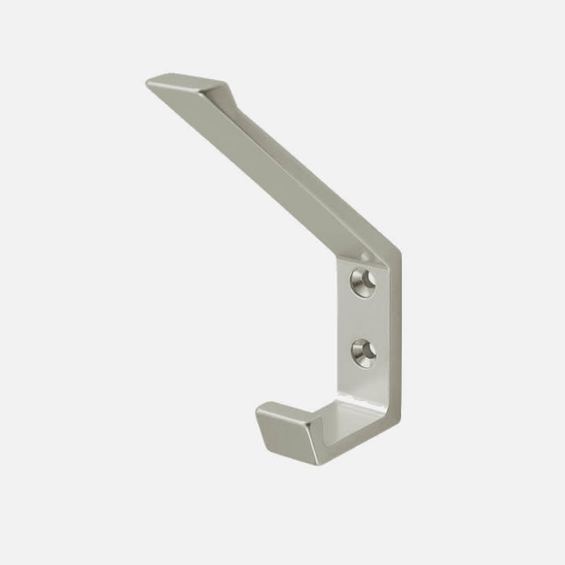 Hoed- en jashaak enkel 0138-02 Nieuw Zilver