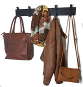 Industriele matzwarte kapstok 700mm MC