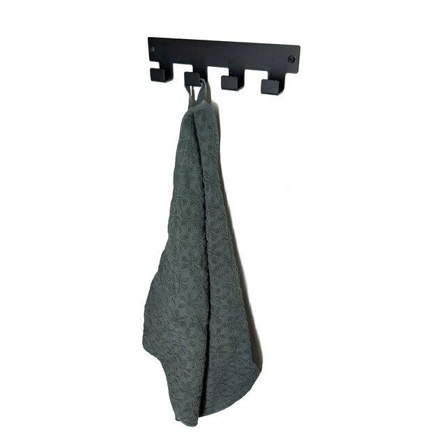 Industriele matzwarte kapstok 200mm MC Industriele matzwarte kapstok 200mm MC