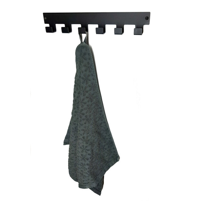 Industriele matzwarte kapstok 300mm MC