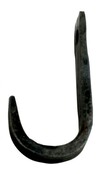 Stevige gietijzeren zwarte haak WD