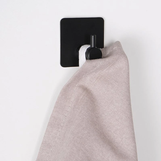 Zelfklevende haak - Zwart