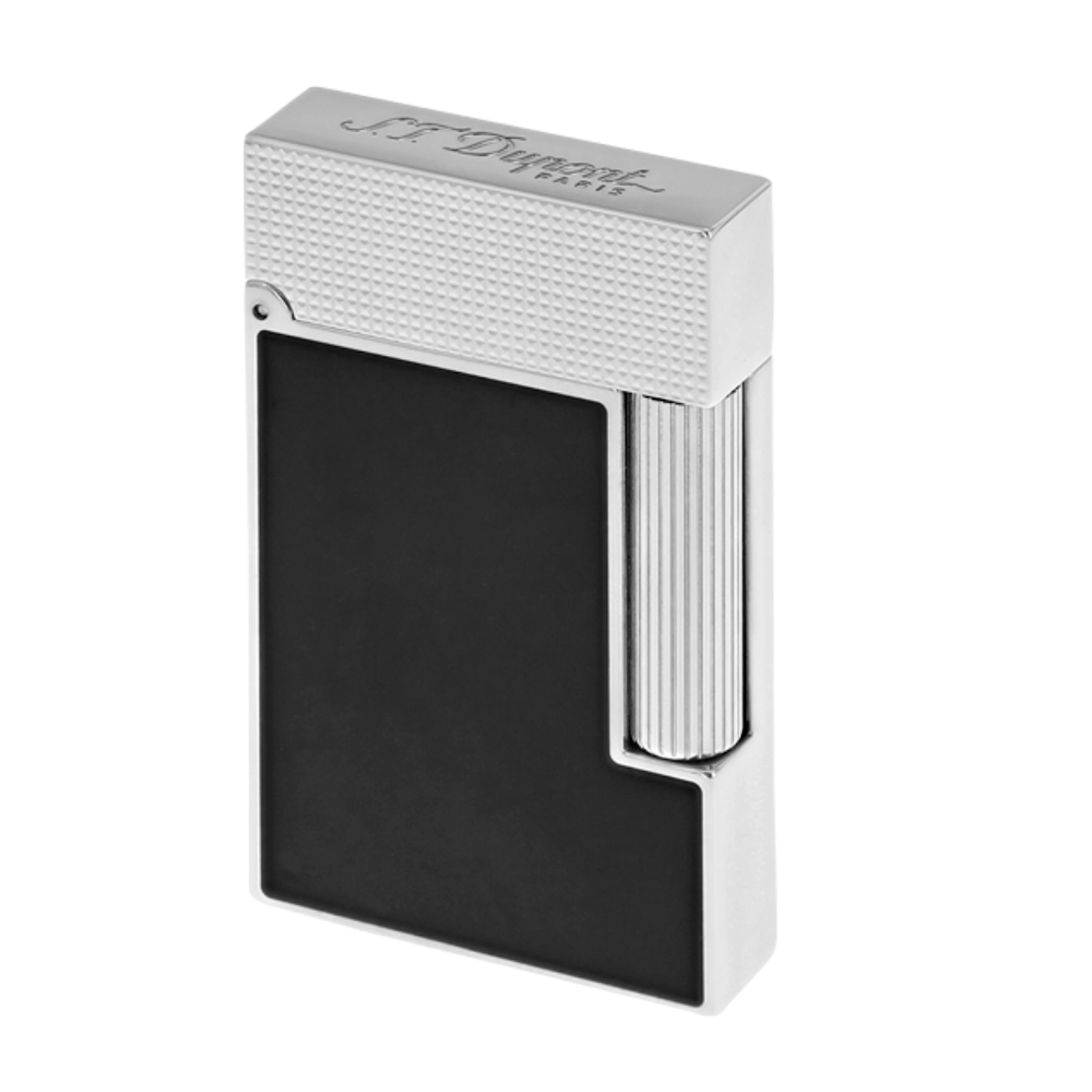 ST DUPONT ST DUPONT LIGHTER LIGNE 2 BLACK LAQUER PALLADIUM