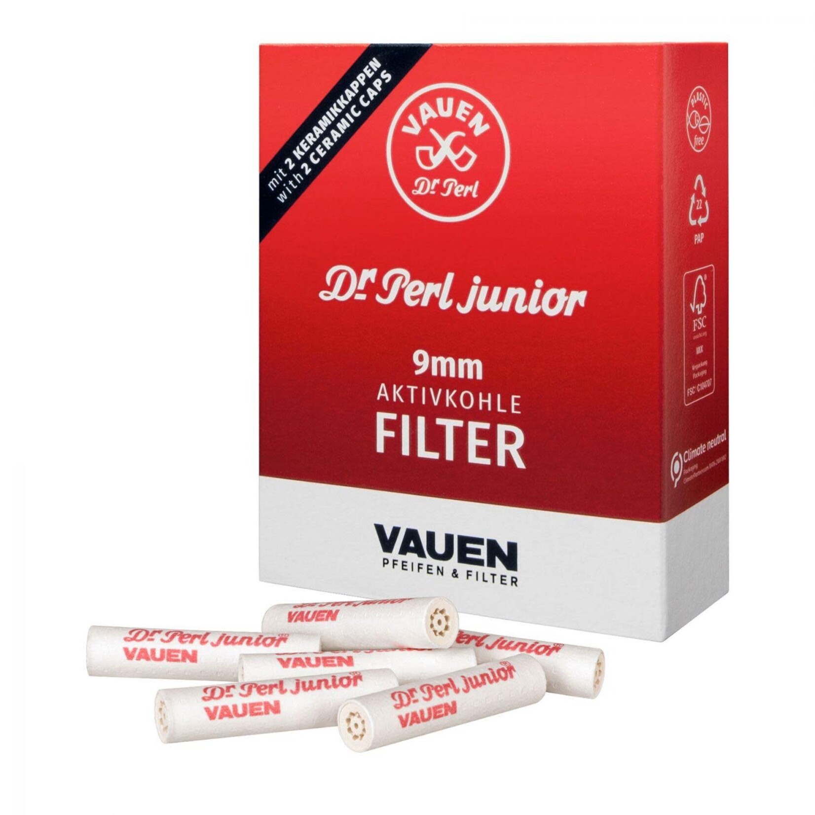 VAUEN VAUEN FILTRES CHARBON 9MM