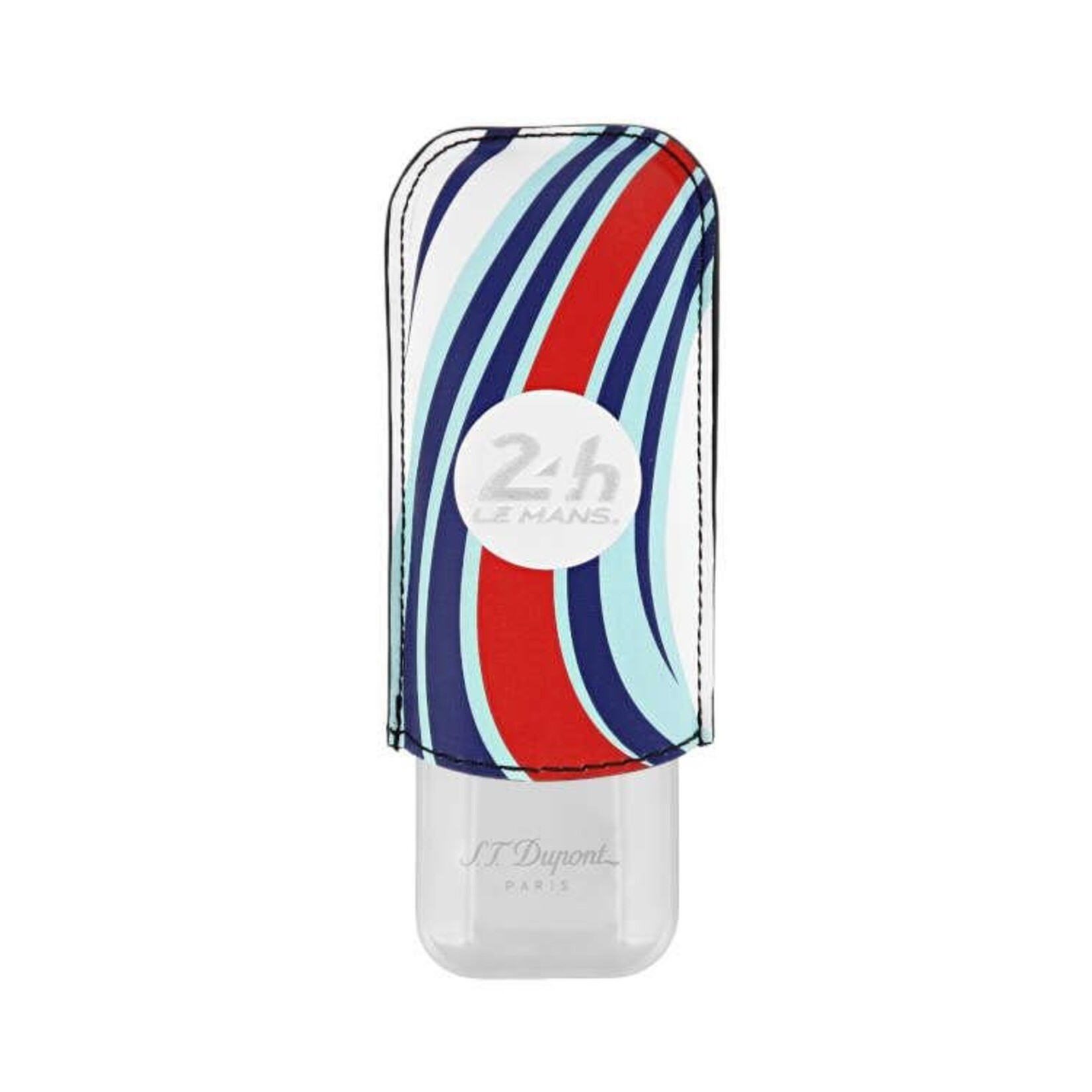 ST DUPONT ST DUPONT ETUI 2 CIGARES LE MANS BLANC/CHROME