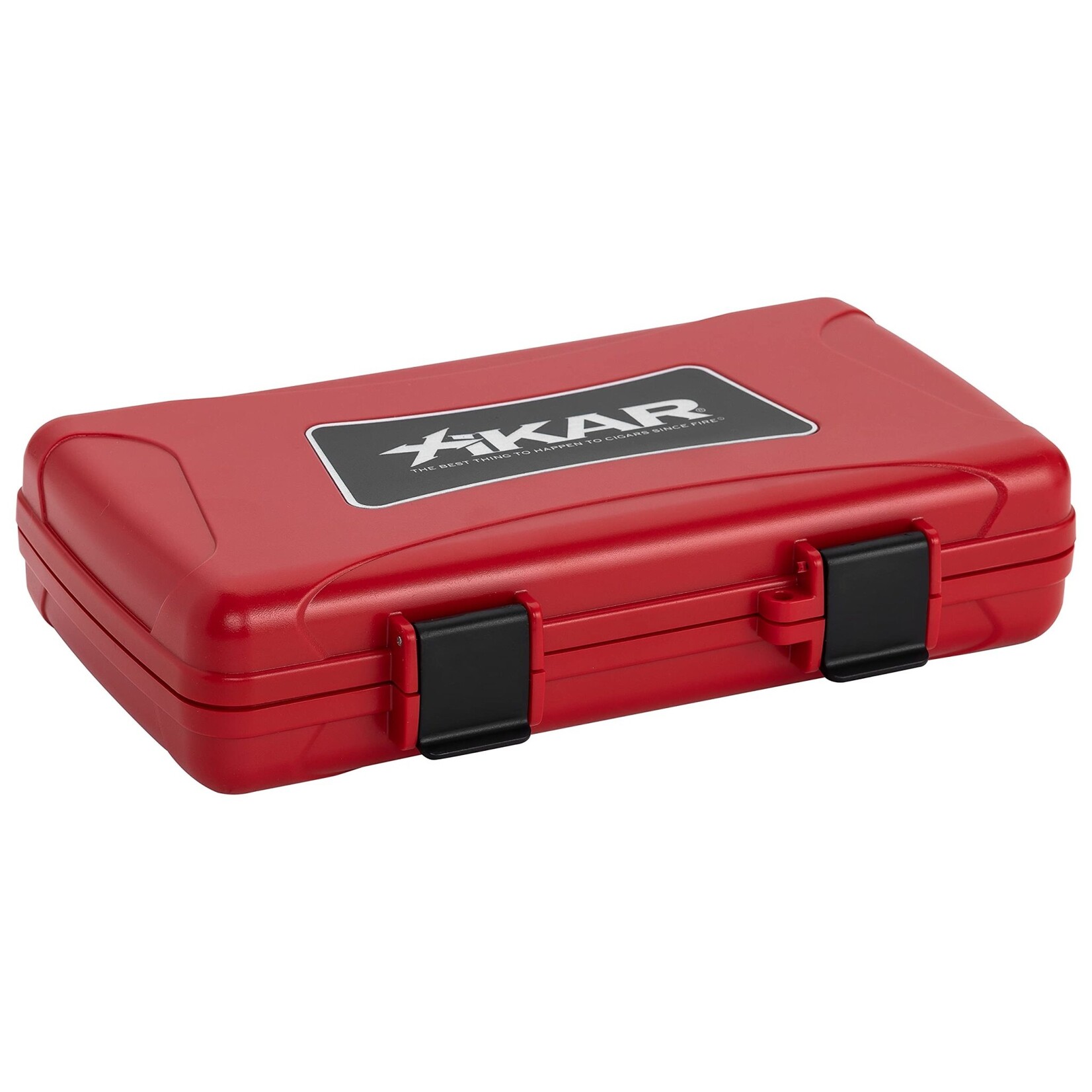 XIKAR XIKAR TRAVEL CASE 5 CIGARS ROUGE