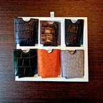 RHEIN RHEIN LIGHTER CASE CROCODILE OR OSTRICH LEATHER