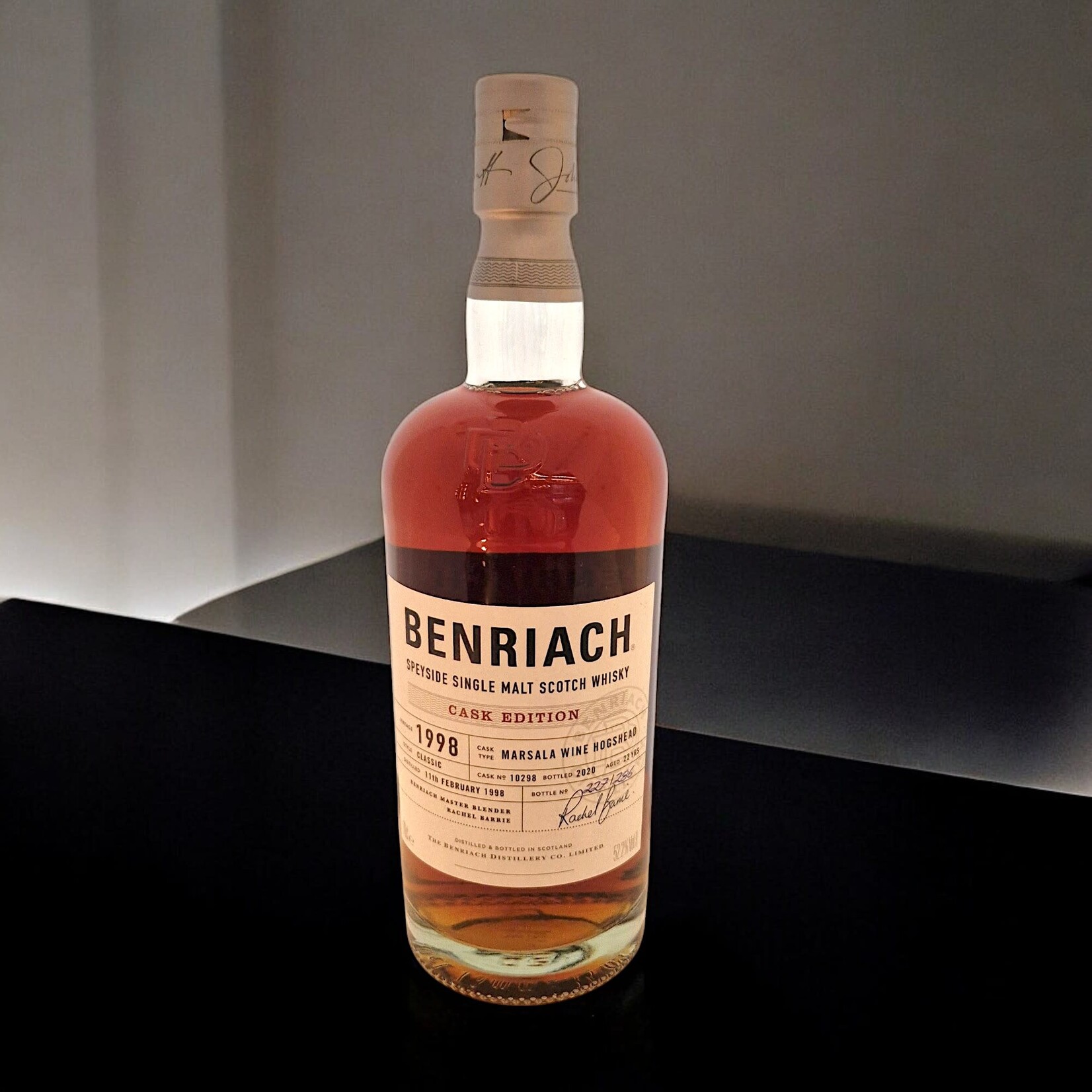 BENRIACH BENRIACH 1998 CASK 10298 BATCH 17 22 YEARS