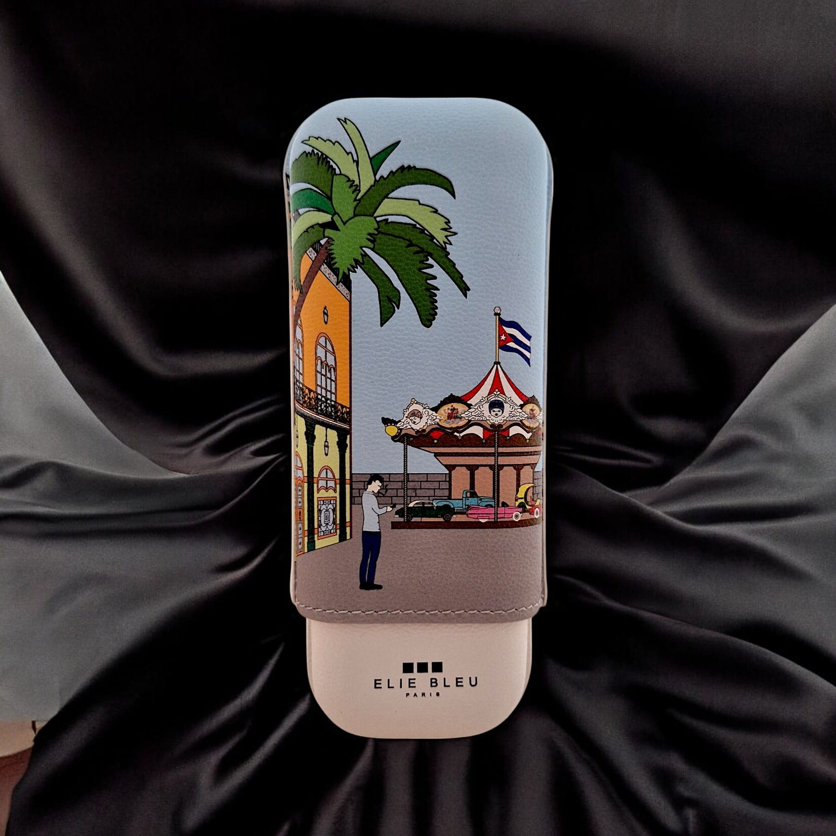 ELIE BLEU ELIE BLEU ETUI CASA CUBANA CAROUSEL 2 CIGARS CALIBRE 27
