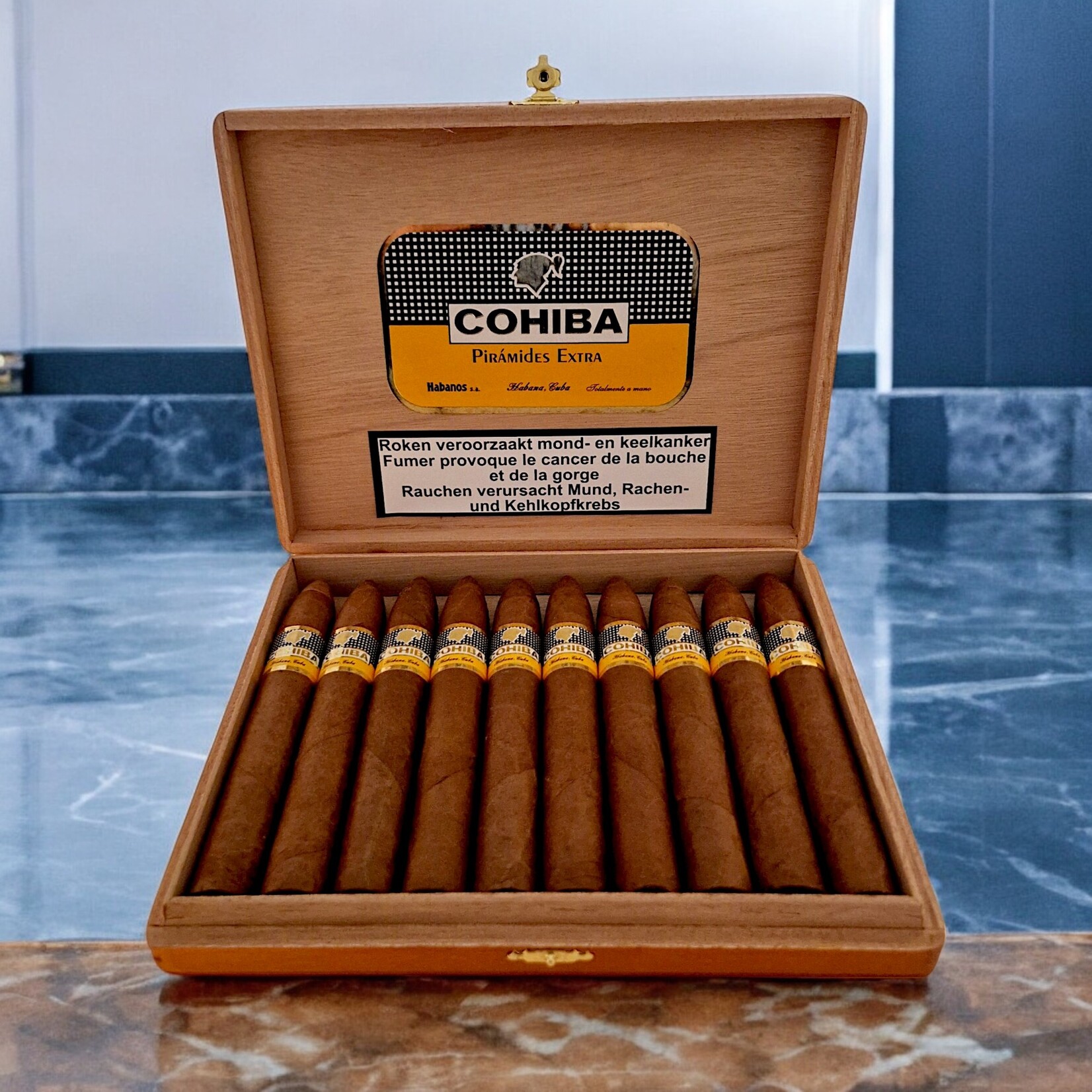 COHIBA COHIBA PIRAMIDES EXTRA FULL BOX 10'S
