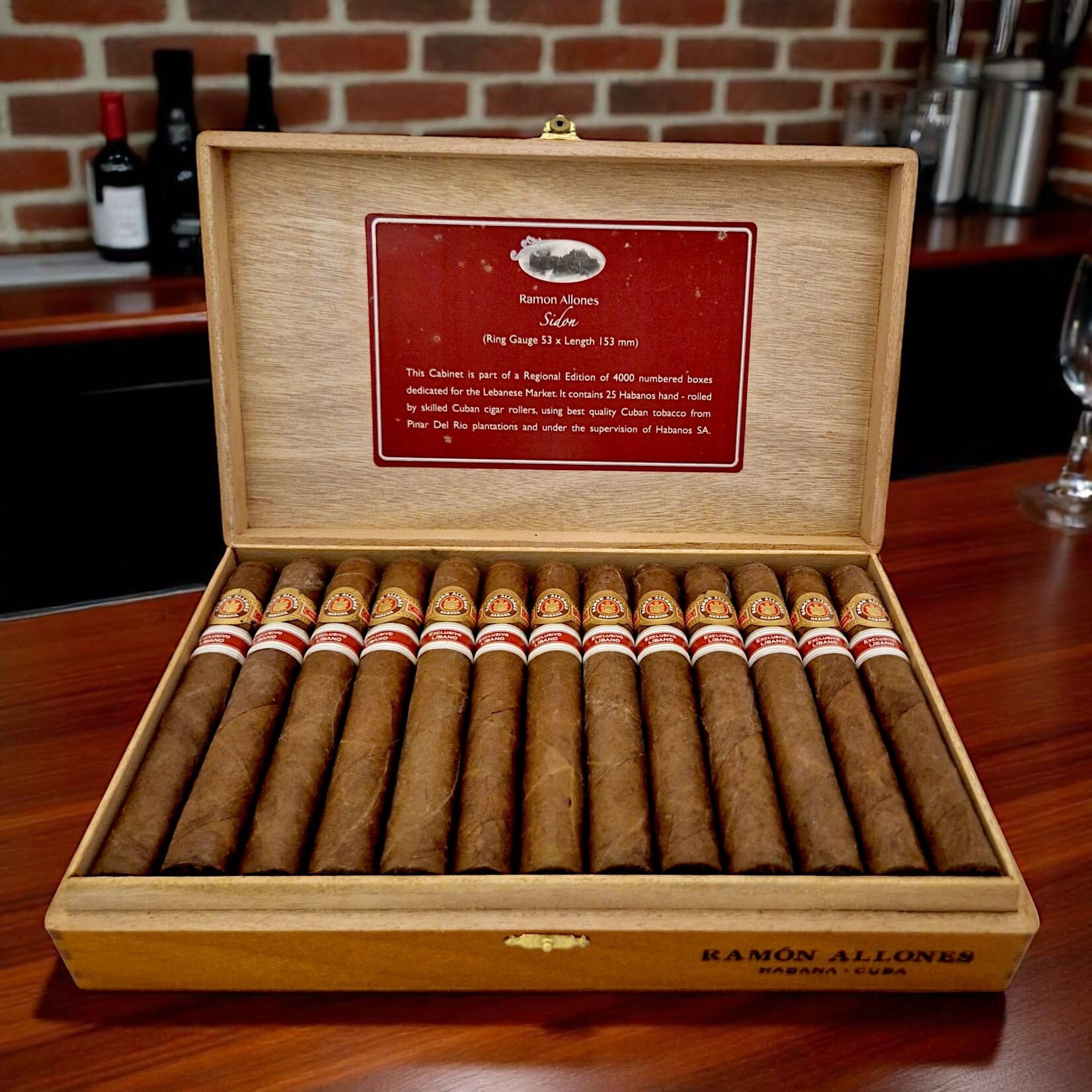 RAMON ALLONES RAMON ALLONES SIDON ER LIBANO - BOX 25'S