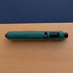 PRINCE Copy of RHEIN LIGHTER WITH CROCODILE LEATHER GREEN