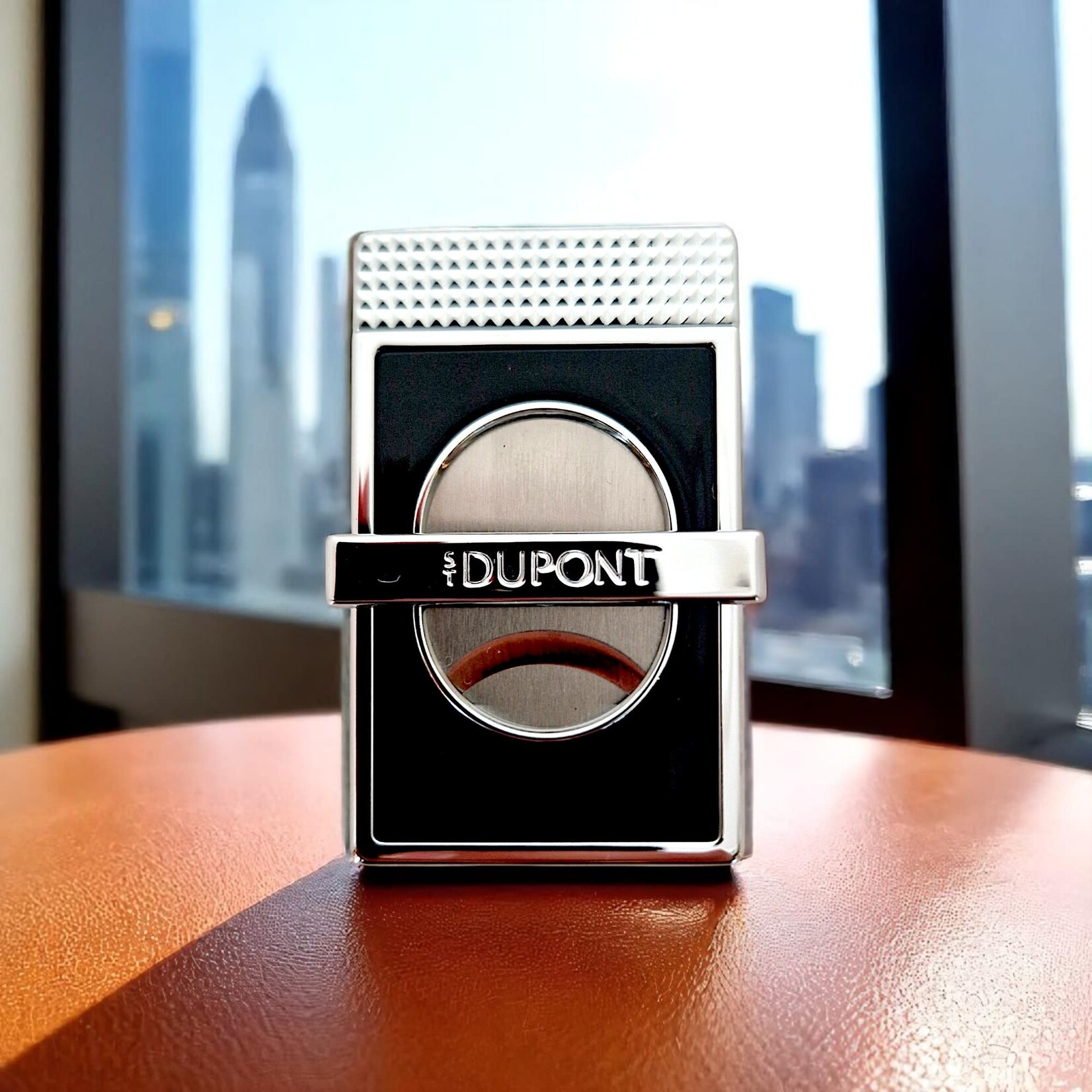 ST DUPONT ST DUPONT NEW CUTTER SLIM NOIR/CHROME