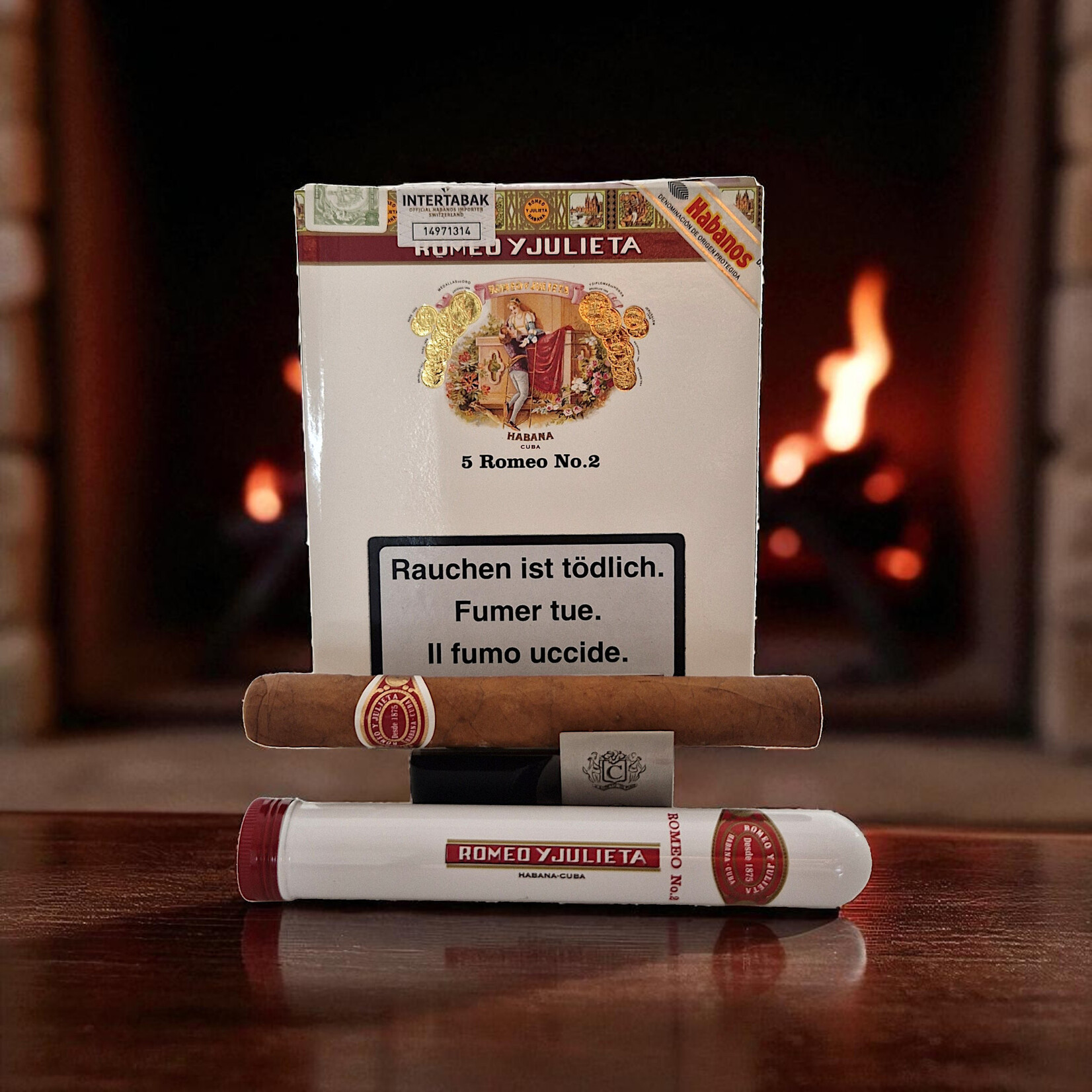 ROMEO Y JULIETA ROMEO Y JULIETA NUMERO 2 TUBOS CARD BOX /5