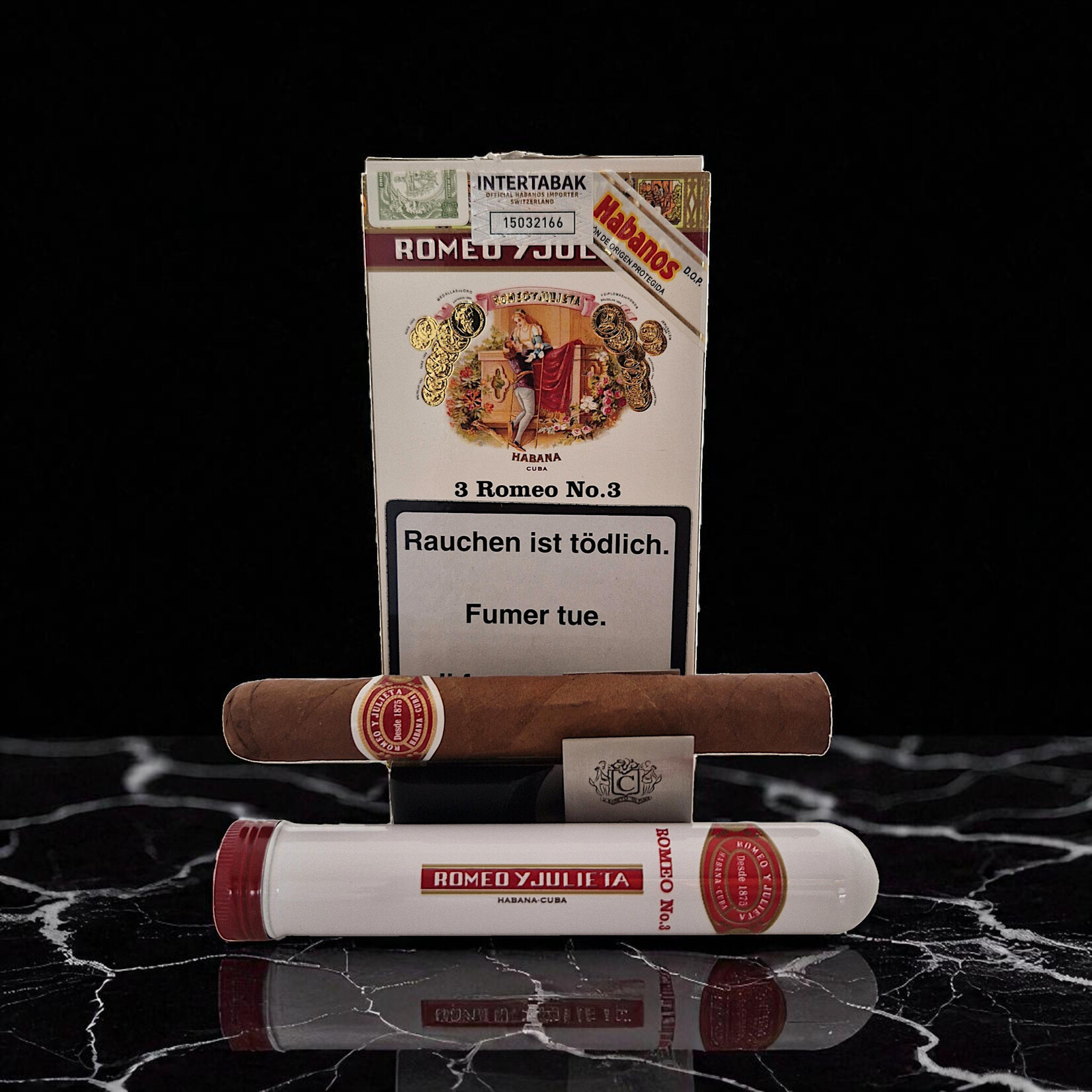 ROMEO Y JULIETA Copy of ROMEO Y JULIETA NUMERO 2 TUBOS CARD BOX /3