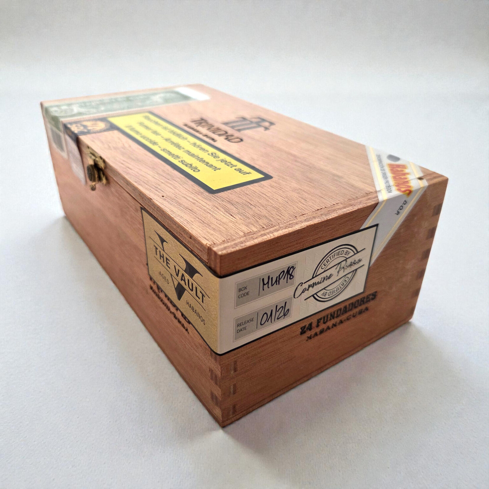 TRINIDAD TRINIDAD FUNDADORES THE VAULT 2018 - FULL BOX 24'S