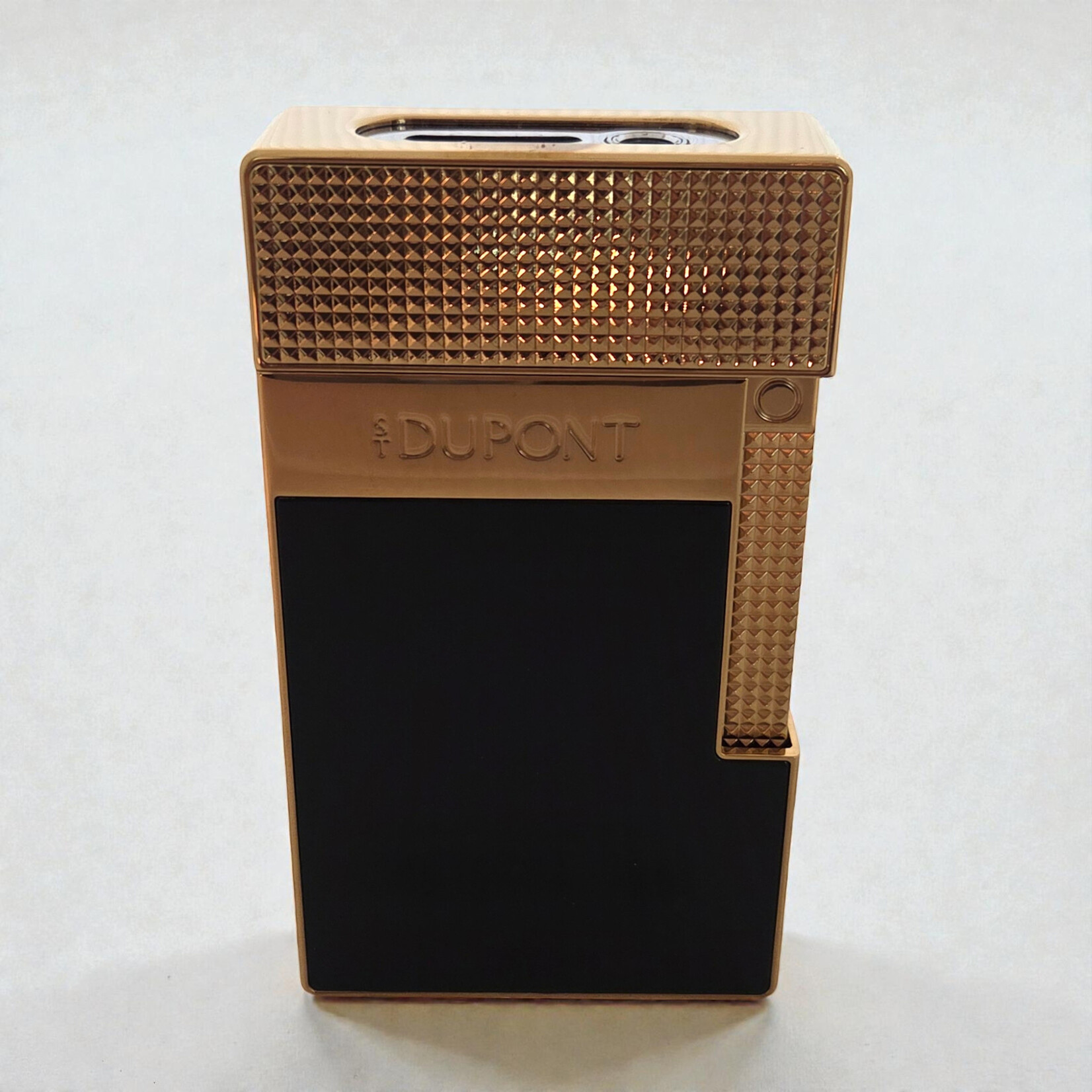 ST DUPONT BRIQUET TABLE NOIR/DORE