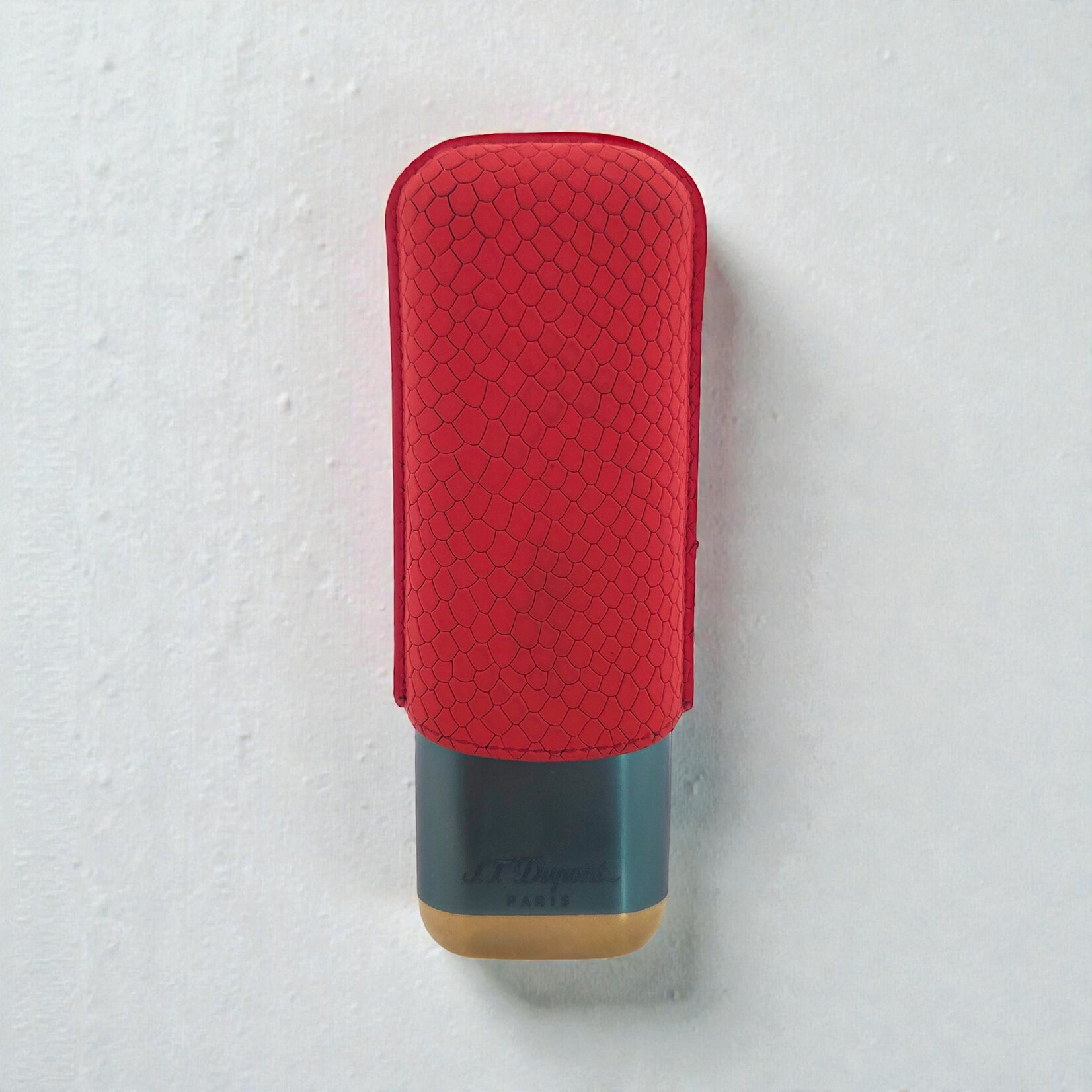 ST DUPONT ST DUPONT ETUI 2 CIGARES ECAILLE BORDEAUX DORE