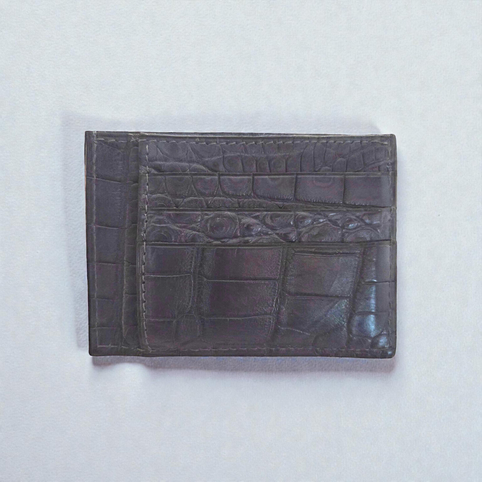 RHEIN RHEIN LEATHER CARD HOLDER CROCODILE - SMALL SIZE