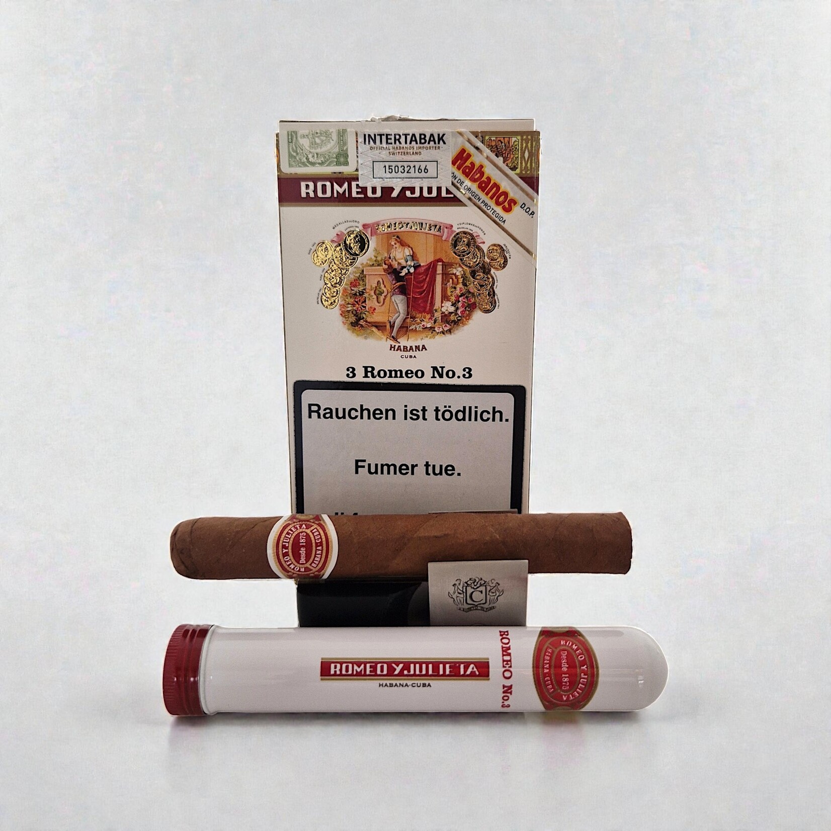 ROMEO Y JULIETA Copy of ROMEO Y JULIETA NUMERO 2 TUBOS CARD BOX /3