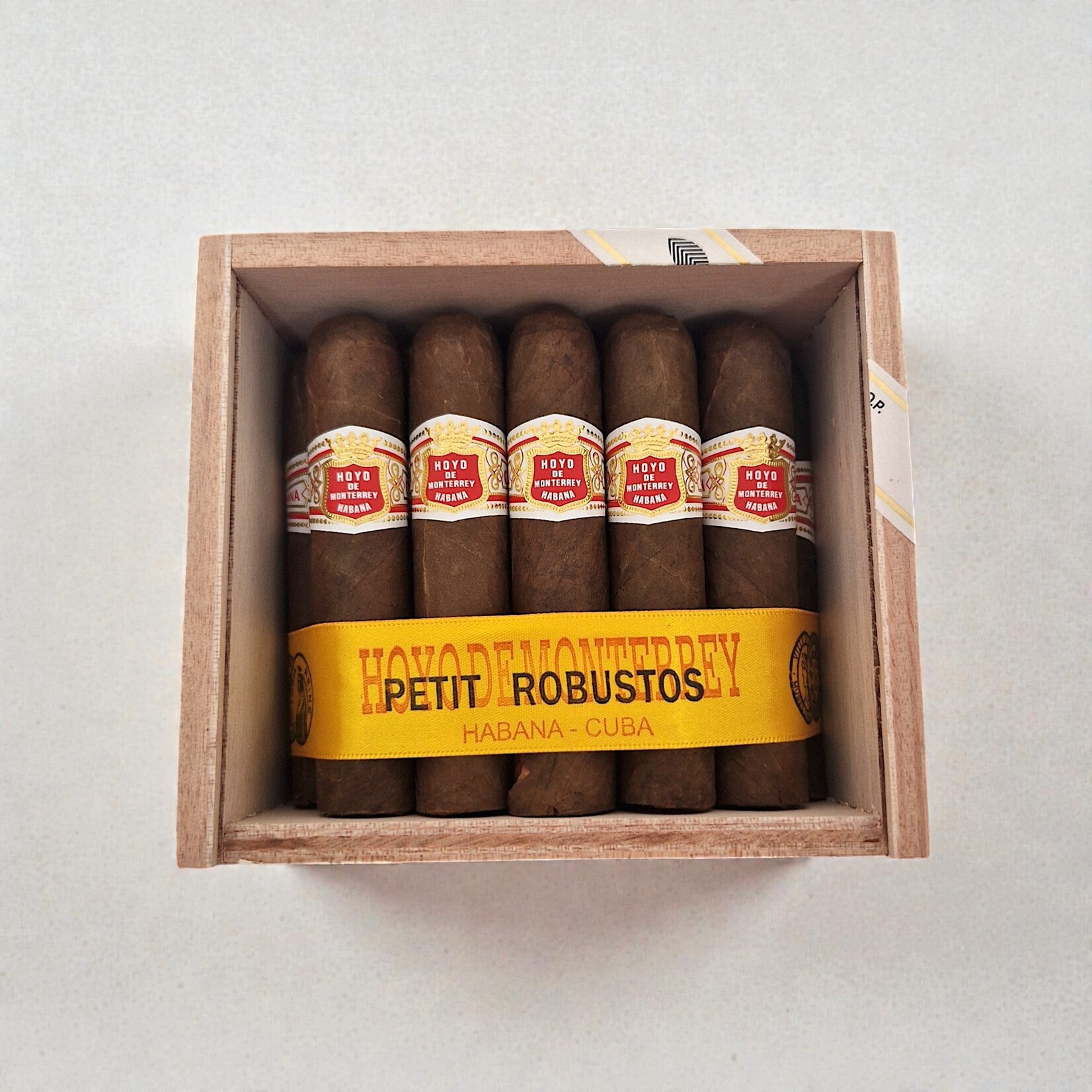 HOYO DE MONTERREY HOYO DE MONTERREY PETIT ROBUSTO FULL BOX 25'S