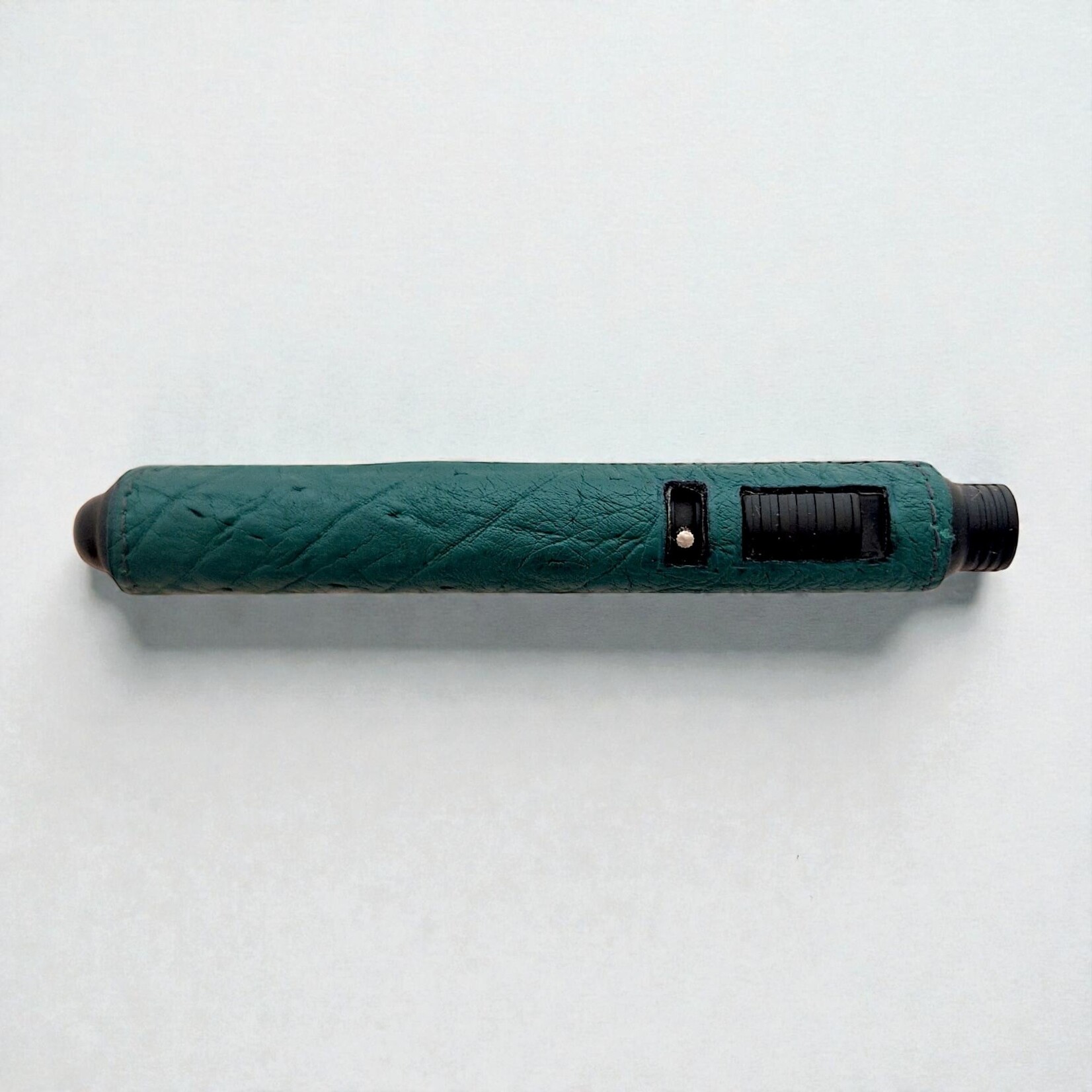 PRINCE Copy of RHEIN LIGHTER WITH CROCODILE LEATHER GREEN
