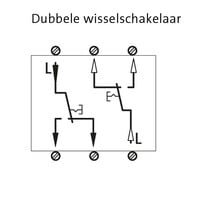 Kopp wissel-wisselschakelaar (503300007)