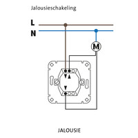 Kopp jaloezieschakelaar 1-polig (504500004)