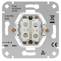 Kopp seriedrukcontact 2 maakcontacten (503800002)