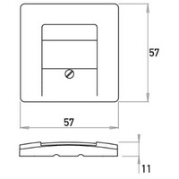 Kopp cpl tdo tel 3-aansl matzw (373850000)