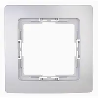 Kopp afdekraam 1-voudig HK05 Paris zilver OP=OP (308420003)