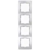 Kopp afdekraam 4-voudig HK05 Paris zilver (308720002)
