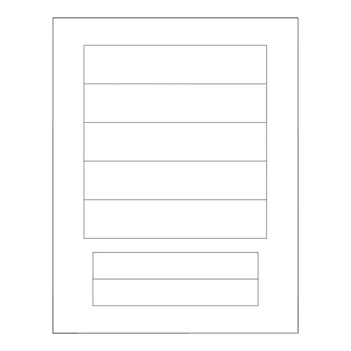 Kopp inlegstroken textv a4 hk07 (491600004)