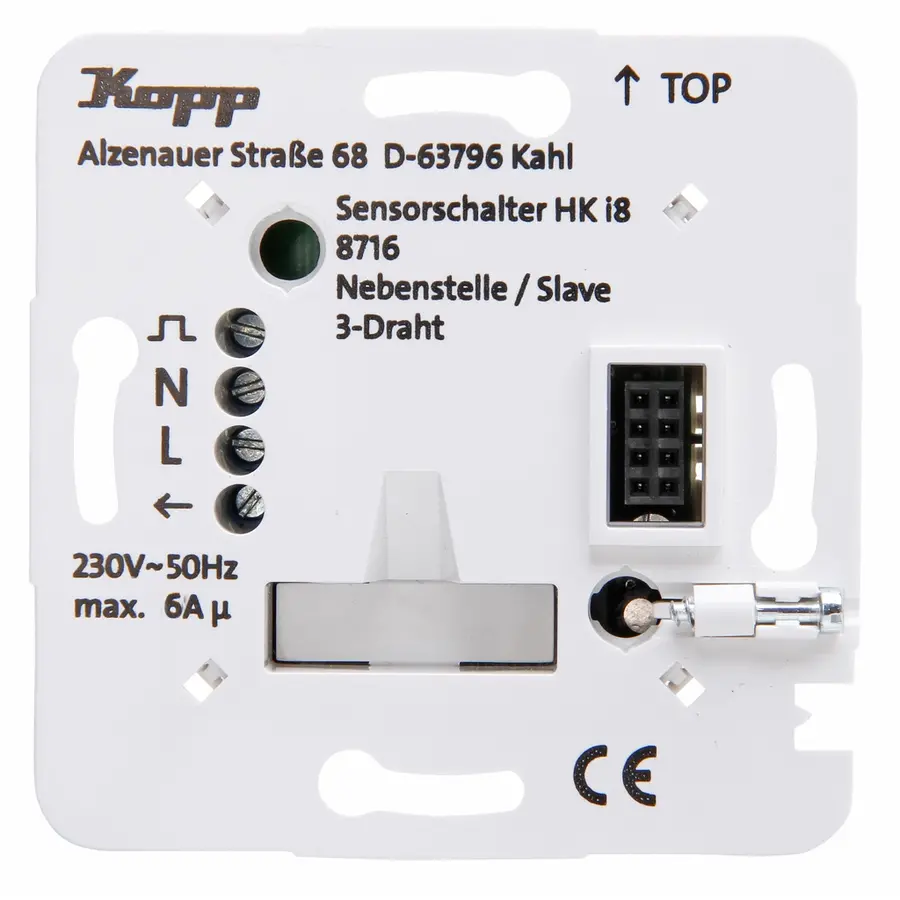 Kopp nevenpost 3-draads HKi8 (871600010)